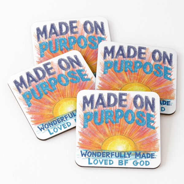 Item preview, Made on Purpose, Pro-Life  designed and sold by Virtue Village Kids.