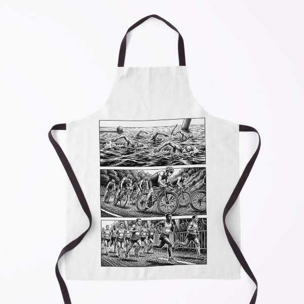 Item preview, Triathlon Triathlete Swim Bike Run Funny Vintage Sports designed and sold by GrandeDuc.