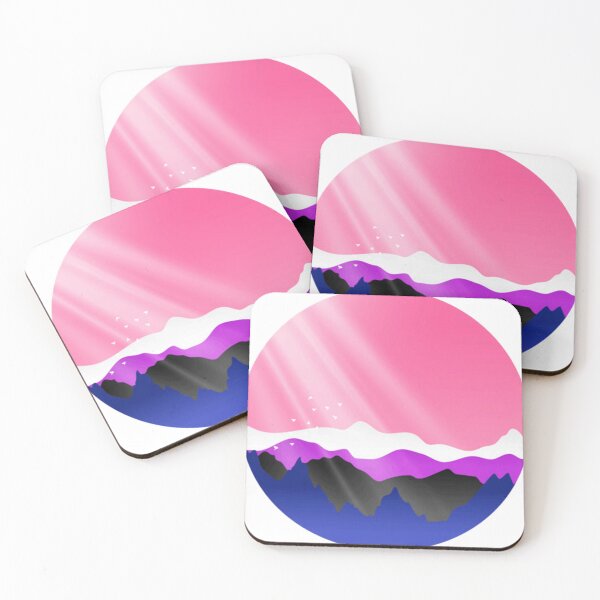 Item preview, Genderfluid Sunrise Mountains Landscape cute designed and sold by FredericMolina.