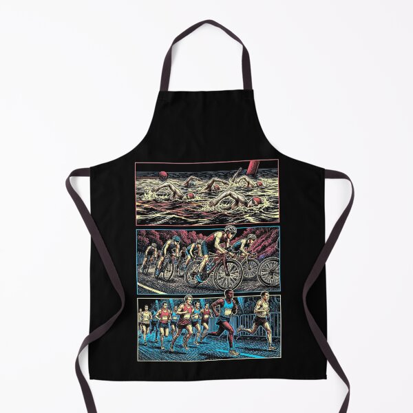 Item preview, Triathlon Triathlete Swim Bike Run Funny Vintage Sports designed and sold by GrandeDuc.