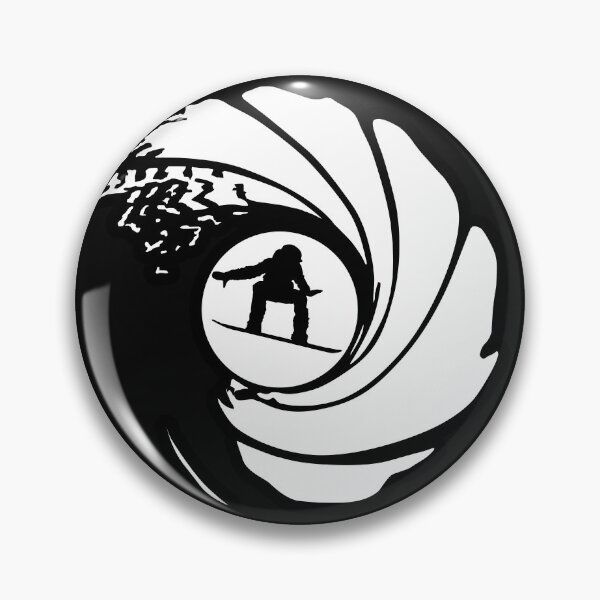 Item preview, Gun Barrel View Snowboarder Jump Design designed and sold by Jaudaux Designs.
