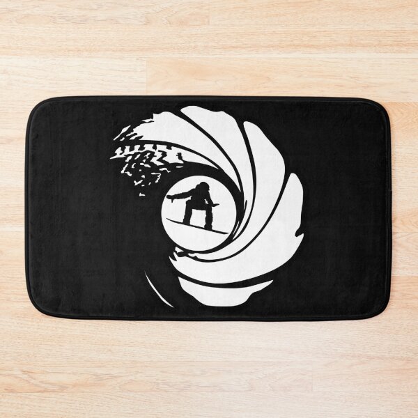 Item preview, Gun Barrel View Snowboarder Jump Design designed and sold by Jaudaux Designs.