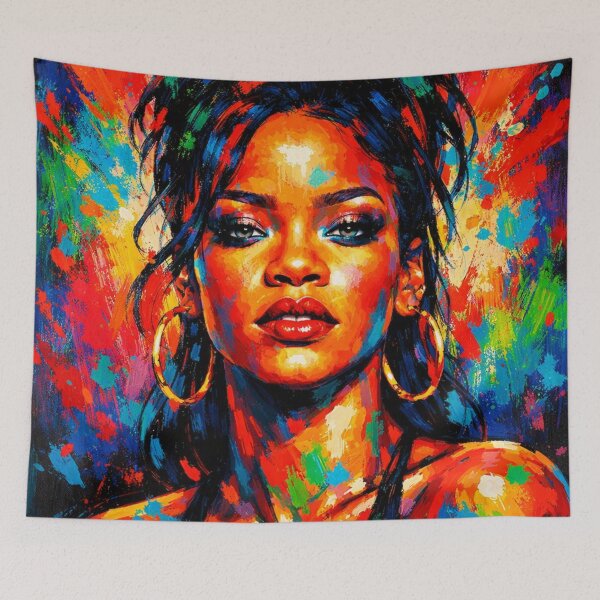 Item preview, Bold pop art Rihanna designed and sold by AndreBarnard.