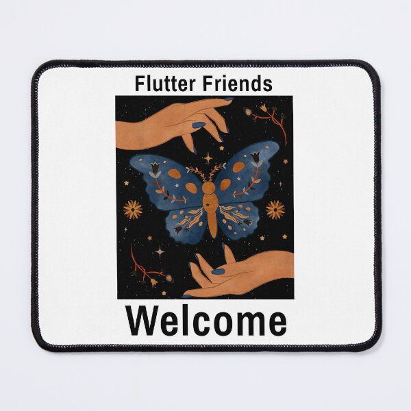 Item preview, Flutter Friends Welcome designed and sold by SarcasticTeez.