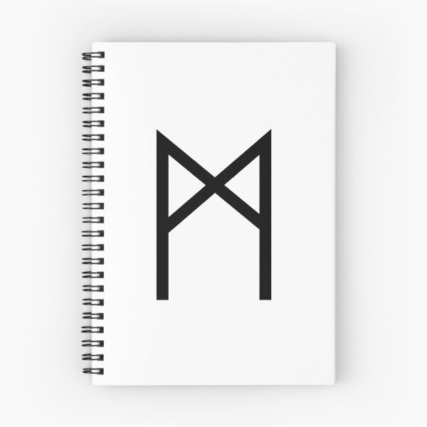 Item preview, Mannaz Rune — Elder Futhark Norse Viking Symbol, Humanity Community Nordic Art designed and sold by ODD ERA.