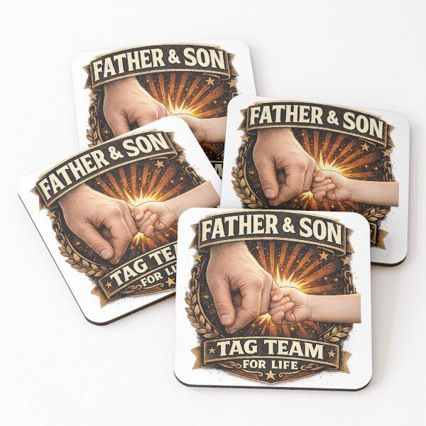 Item preview, Father and Son Tag Team for Life designed and sold by Virtue Village Kids.