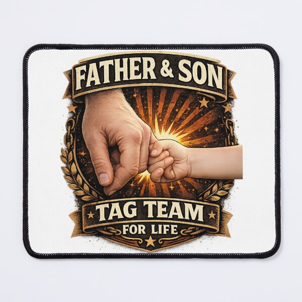Item preview, Father and Son Tag Team for Life designed and sold by Virtue Village Kids.
