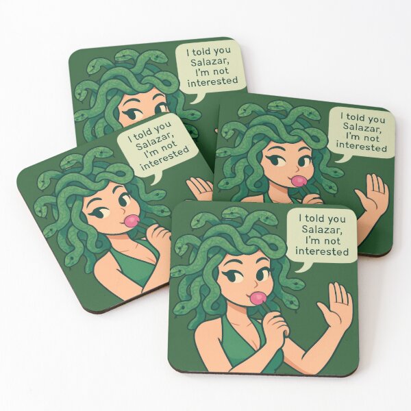 Item preview, Medusa Rejects Salazar Slytherin  designed and sold by Stickertariat.
