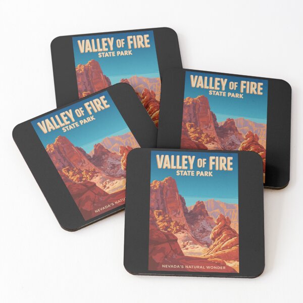 Item preview, Valley of Fire State Park Travel Poster designed and sold by Matteolundin.