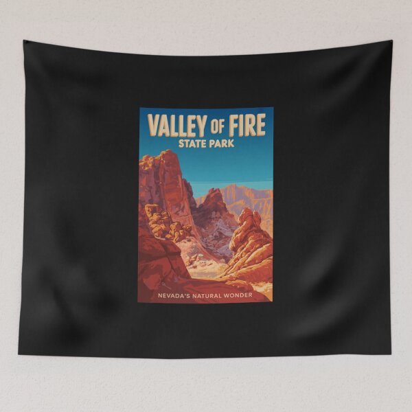 Item preview, Valley of Fire State Park Travel Poster designed and sold by Matteolundin.