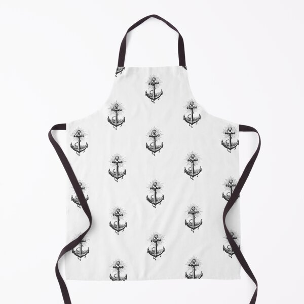 Item preview, Vintage style seafaring anchor with reflector and rope. designed and sold by khemjiraphoto.