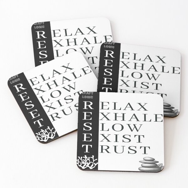 Item preview, Mindfulness Acrostic Typography designed and sold by Leafy Logic.