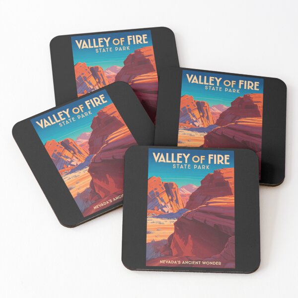 Item preview, Valley of Fire State Park Travel Poster designed and sold by Matteolundin.