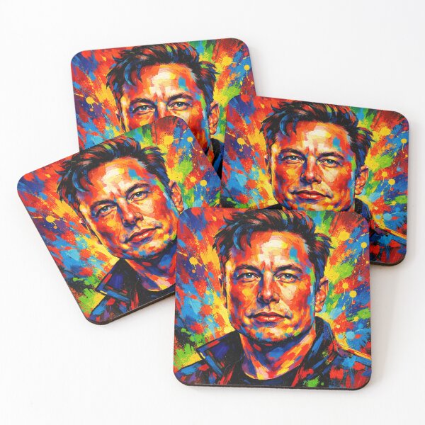 Item preview, Bold pop art Elon Musk designed and sold by AndreBarnard.