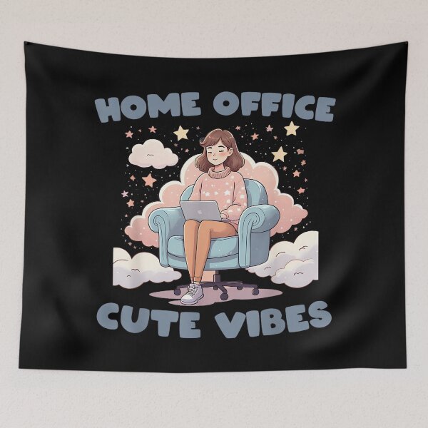 Item preview, Home Office Cute Vibes Work From Home WFH Working From Home designed and sold by JamesARager.