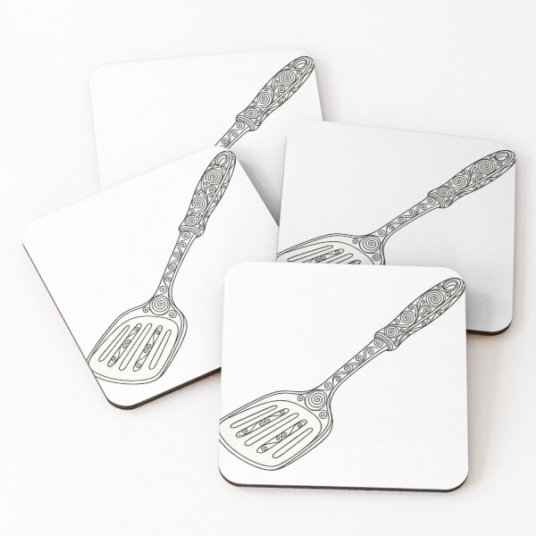 Item preview, Minimal Line Art-Ladle designed and sold by DinsignStudio.
