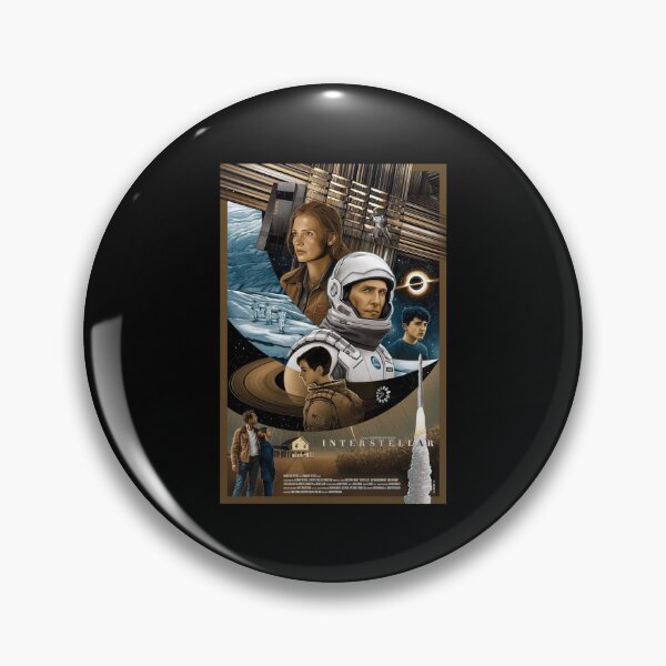 Artikelvorschau, Interstellar – Interstellar-Film – Interstellar-Filmplakat – Illustration eines interstellaren Schwarzen Lochs – Weltraum-Science-Fiction-Nebel entworfen und verkauft von PlatinumDream.