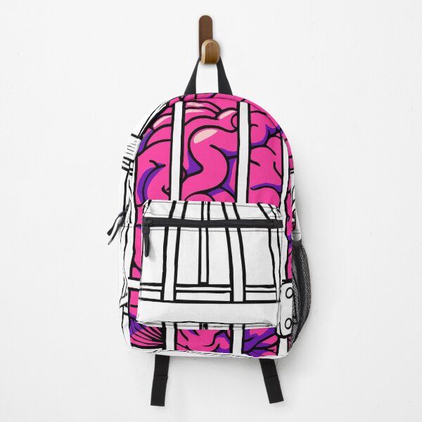 Item preview, Trapped Mind – Brain in a Cage (Neon Pink) designed and sold by Avohai!.