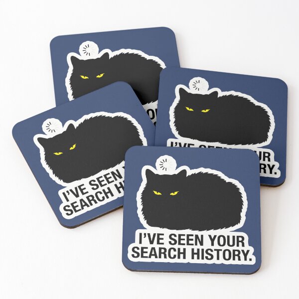 Item preview, Judgy Void Cat - I've Seen Your Search History designed and sold by EchoBlue Studio.