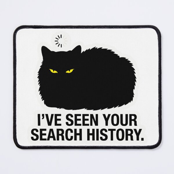 Item preview, Judgy Void Cat - I've Seen Your Search History designed and sold by EchoBlue Studio.