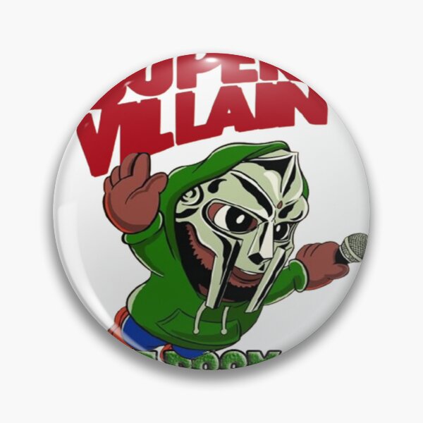 Item preview, Super Villain Rapper Mask Cartoon – MF Doom Inspired Street Art Design designed and sold by SajolCanva.