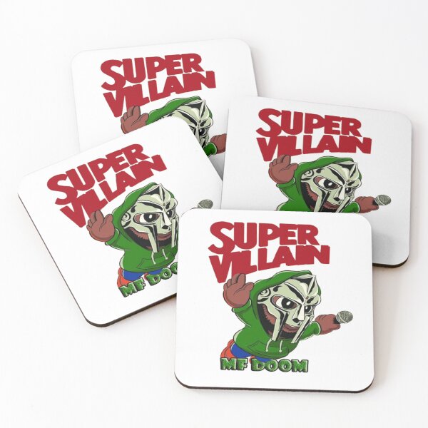 Item preview, Super Villain Rapper Mask Cartoon – MF Doom Inspired Street Art Design designed and sold by SajolCanva.