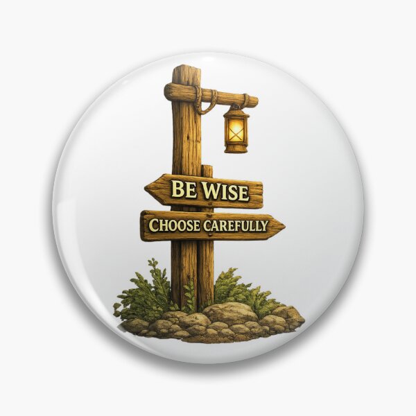 Item preview, "Be Wise” and “Choose Carefully" designed and sold by Virtue Village Kids.