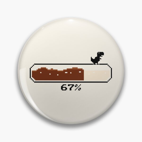 Item preview, 67 Coffee Power Loading Funny Pixel Design designed and sold by AnnSign.