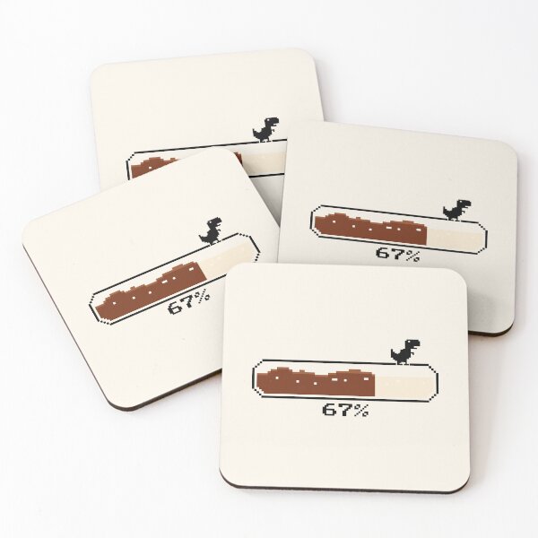 Item preview, 67 Coffee Power Loading Funny Pixel Design designed and sold by AnnSign.