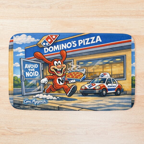 Item preview, Avoid The Noid Domino's Pizza  designed and sold by The Art Queen Of Michigan .