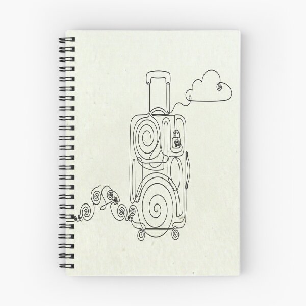 Item preview, Arte lineal minimalista - Equipaje designed and sold by DinsignStudio.