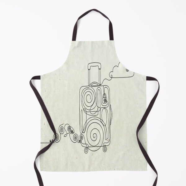 Item preview, Minimal Line Art-Luggage designed and sold by DinsignStudio.