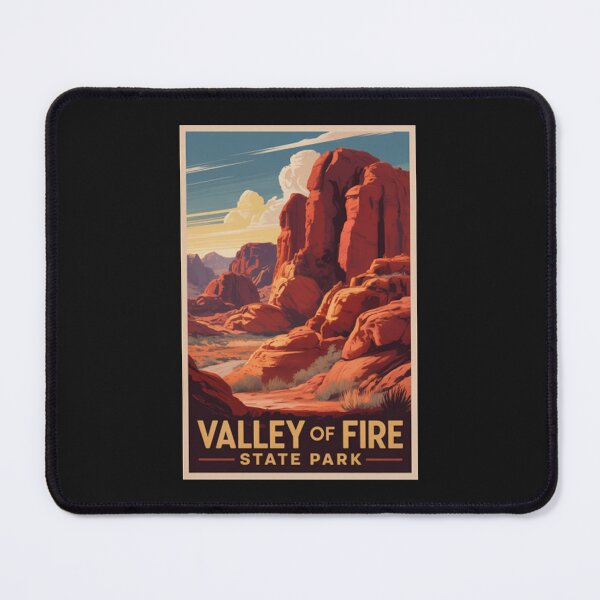 Item preview, Valley of Fire State Park Travel Poster designed and sold by Matteolundin.