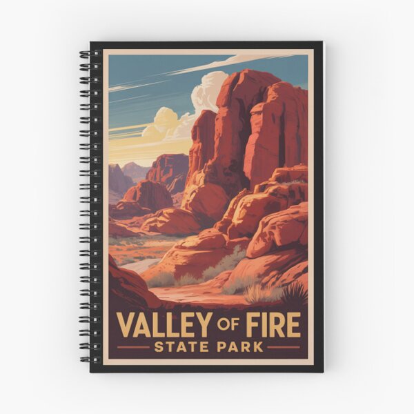 Item preview, Valley of Fire State Park Travel Poster designed and sold by Matteolundin.