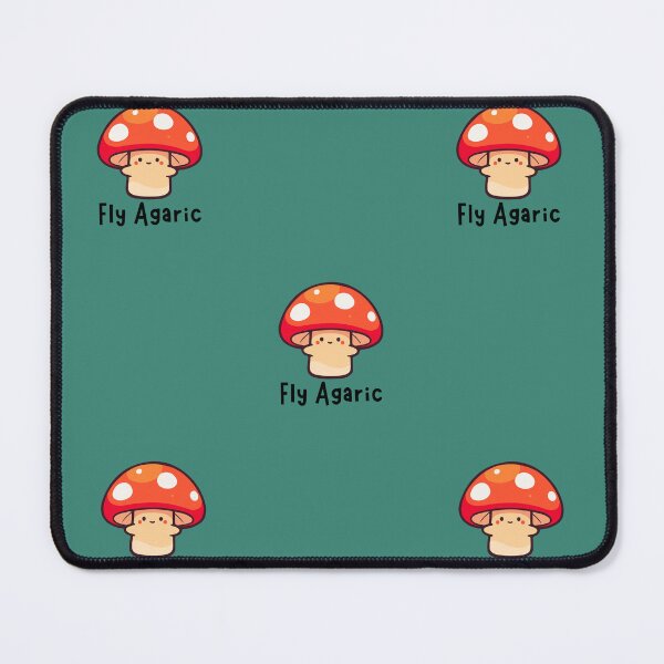 Item preview, Cute Fly Agaric Mushroom Seamless Pattern Design designed and sold by NadDot.