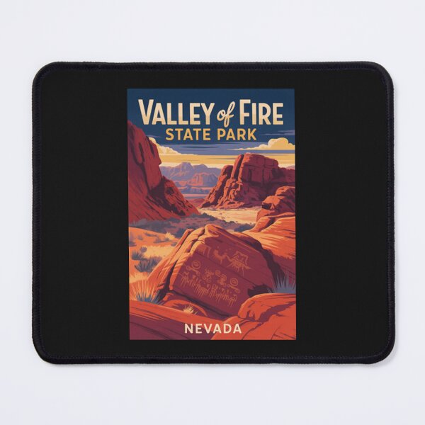 Item preview, Valley of Fire State Park Travel Poster designed and sold by Matteolundin.