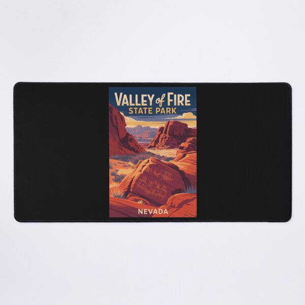 Item preview, Valley of Fire State Park Travel Poster designed and sold by Matteolundin.