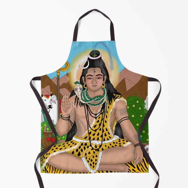 Item preview, Mahadev Sacred Art Design – Lord Shiva Cosmic Power Illustration designed and sold by Harshit_Digital_Arts.