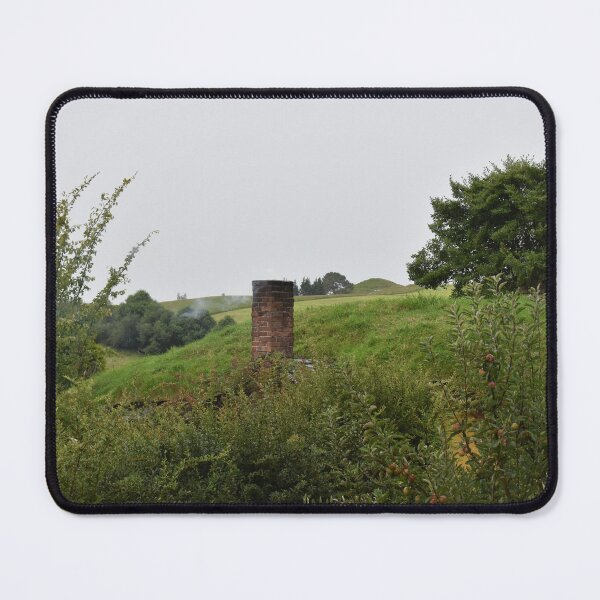 Item preview, Scenic Green Hills with Rustic Chimney designed and sold by getmybookstore.