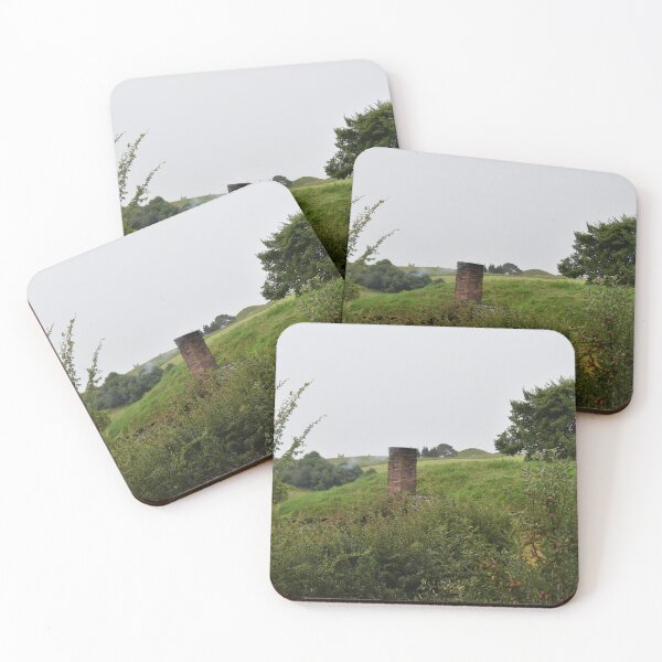 Item preview, Scenic Green Hills with Rustic Chimney designed and sold by getmybookstore.