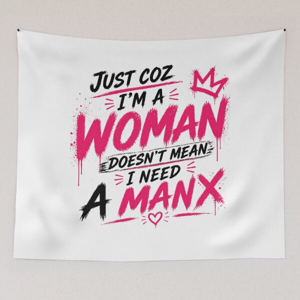 Item preview, I Don’t Need a Man designed and sold by StoryInCode.