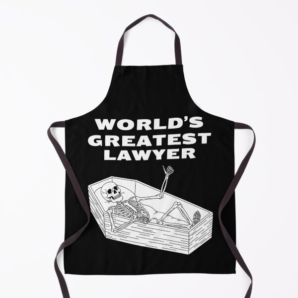 Item preview, world's greatest lawyer skeleton classic funny t-Shirt designed and sold by OldSkullDesigns.