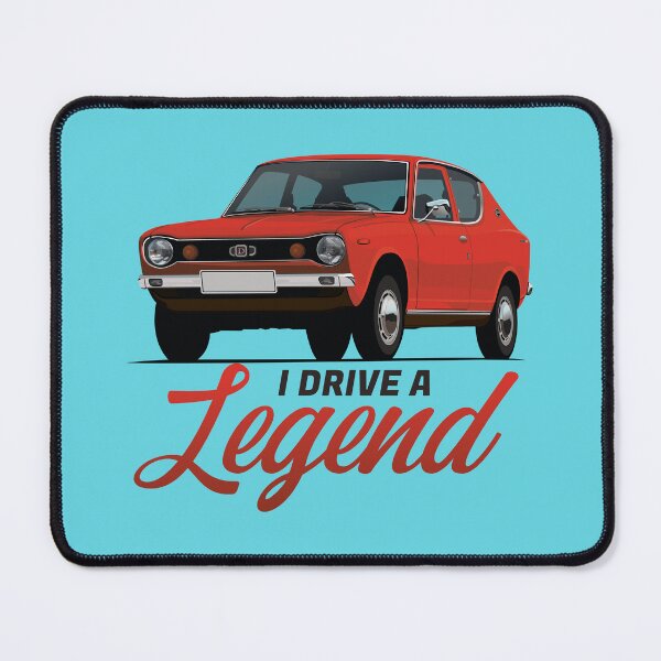 Item preview, I drive a legend - Datsun E10 - 100A - Cherry designed and sold by knappidesign.