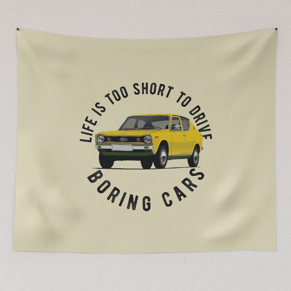 Item preview, Life is too short to drive boring cars - Datsun E10 designed and sold by knappidesign.