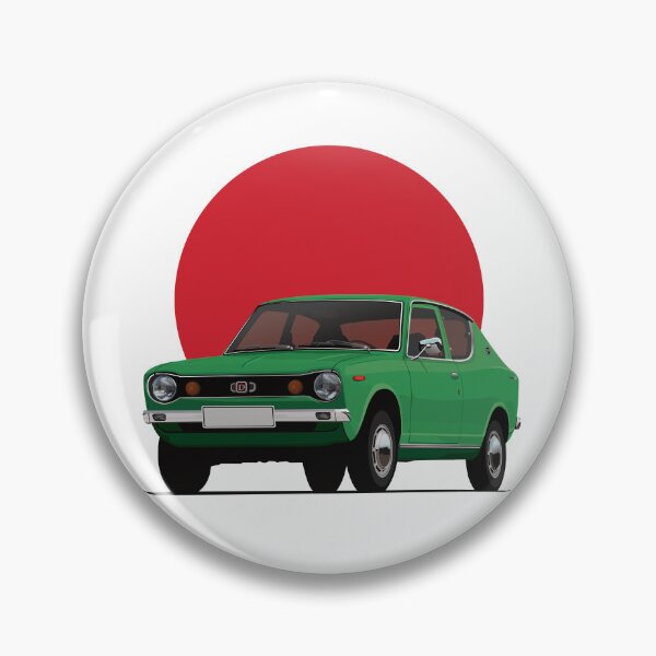 Item preview, Datsun 100A, Cherry, E10 green - rising sun designed and sold by knappidesign.