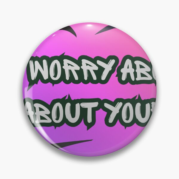 Item preview, worry about yourself designed and sold by Stickertariat.