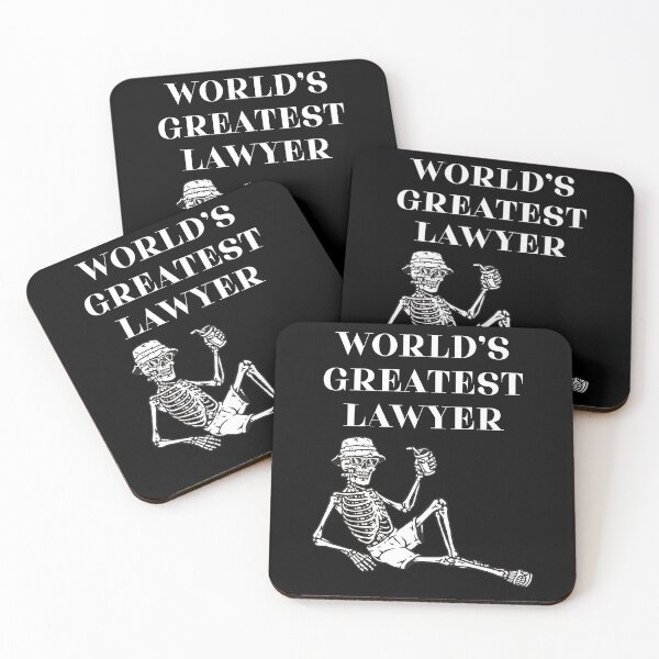 Item preview, world's greatest lawyer skeleton classic funny t-Shirt designed and sold by OldSkullDesigns.