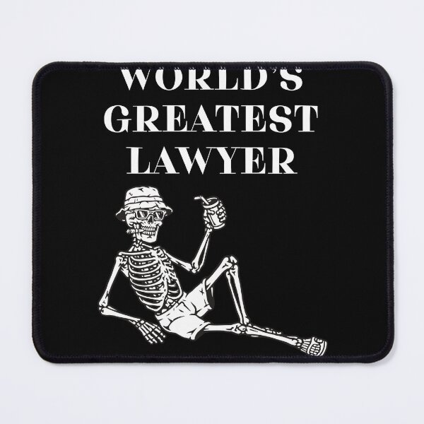 Item preview, world's greatest lawyer skeleton classic funny t-Shirt designed and sold by OldSkullDesigns.
