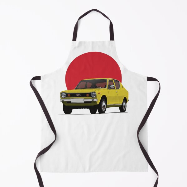 Item preview, Datsun 100A, Cherry, E10 bright yellow - rising sun designed and sold by knappidesign.