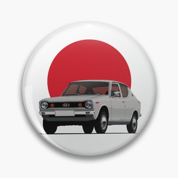 Item preview, Datsun 100A, Cherry, E10 silver grey - rising sun designed and sold by knappidesign.
